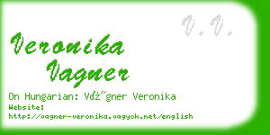 veronika vagner business card